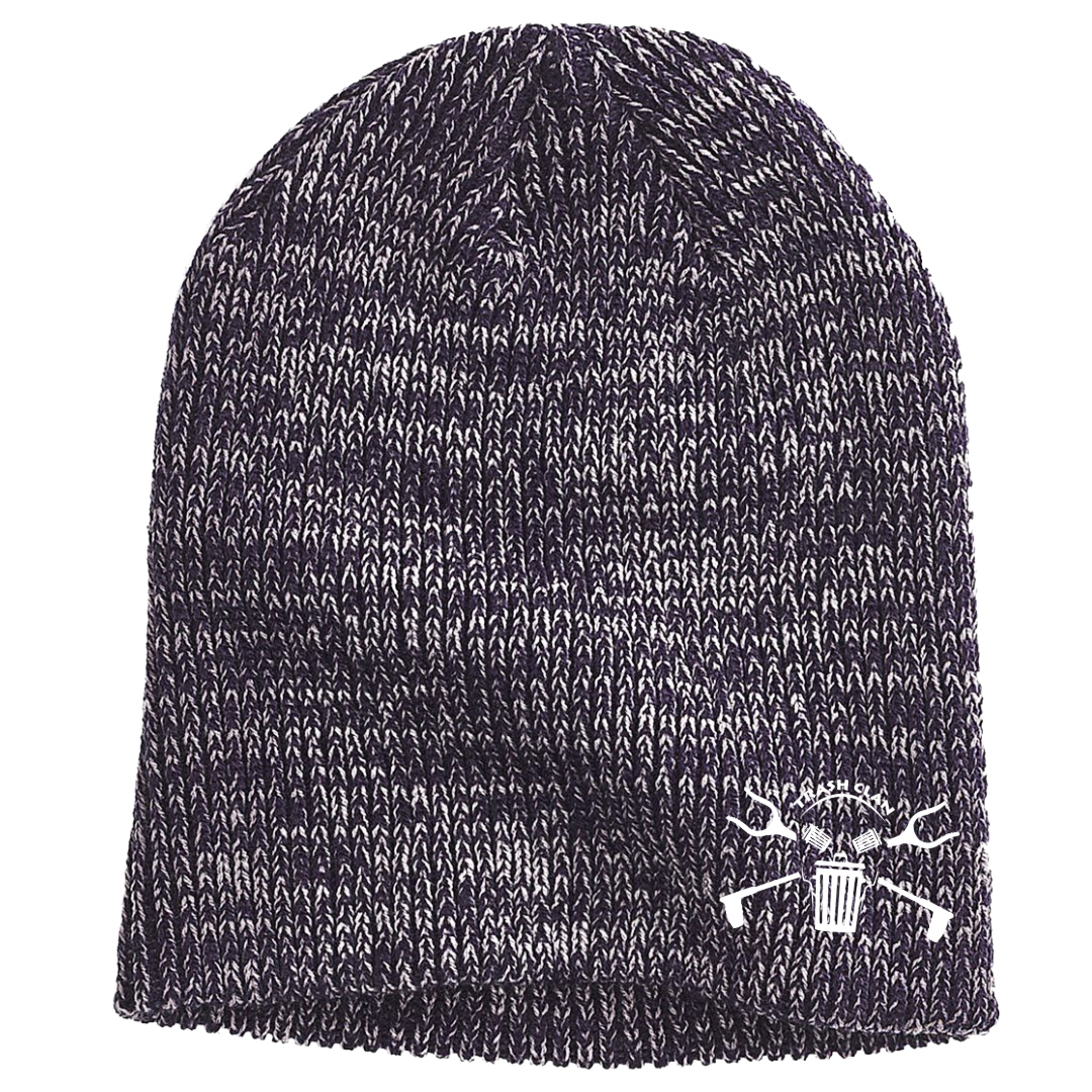 Trash Clan OG Vintage Marbled Non-Cuffed Beanie