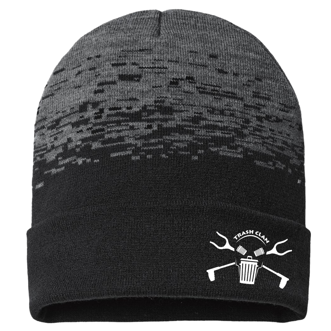 Trash Clan OG Vintage Snowed Top Cuffed Beanie