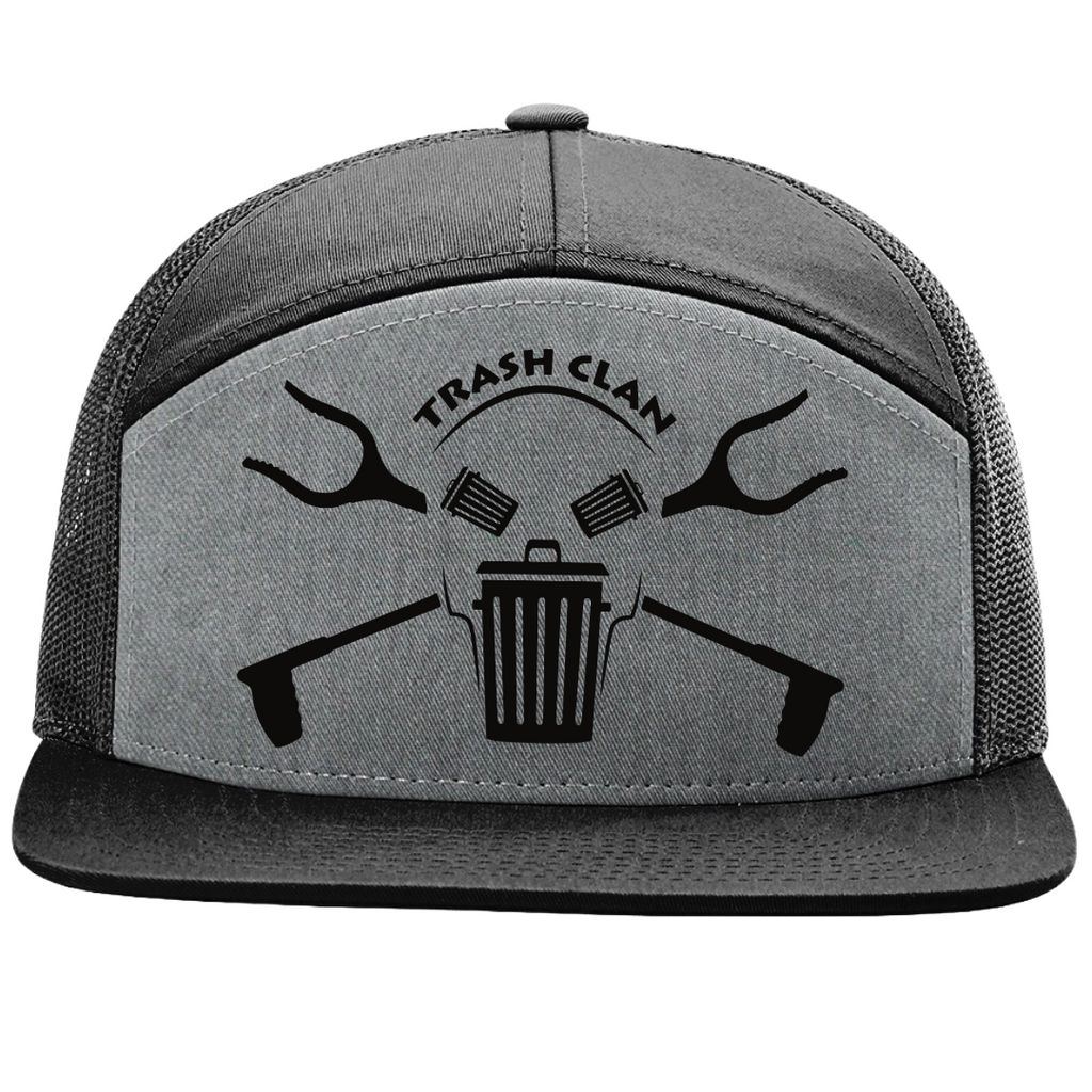 Trash Clan OG 7 Panel - Heather Grey/Black