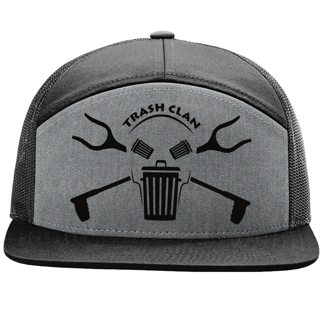 Trash Clan OG 7 Panel - Heather Grey/Black