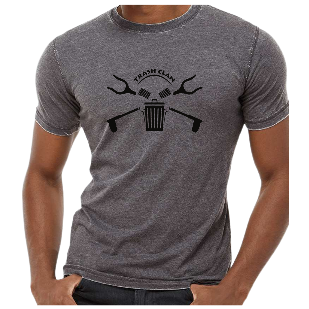 Trash Clan OG Unisex Vintage Jersey T-Shirt - "Full Bling"