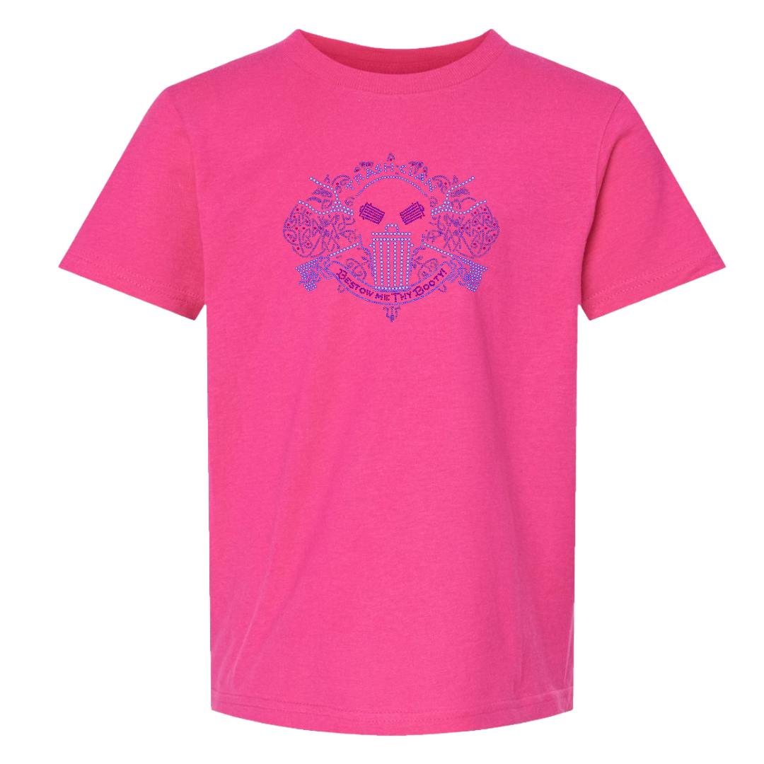 2026 Trash Clan Youth Full Bling Celtic Logo Short Sleeve T-Shirt