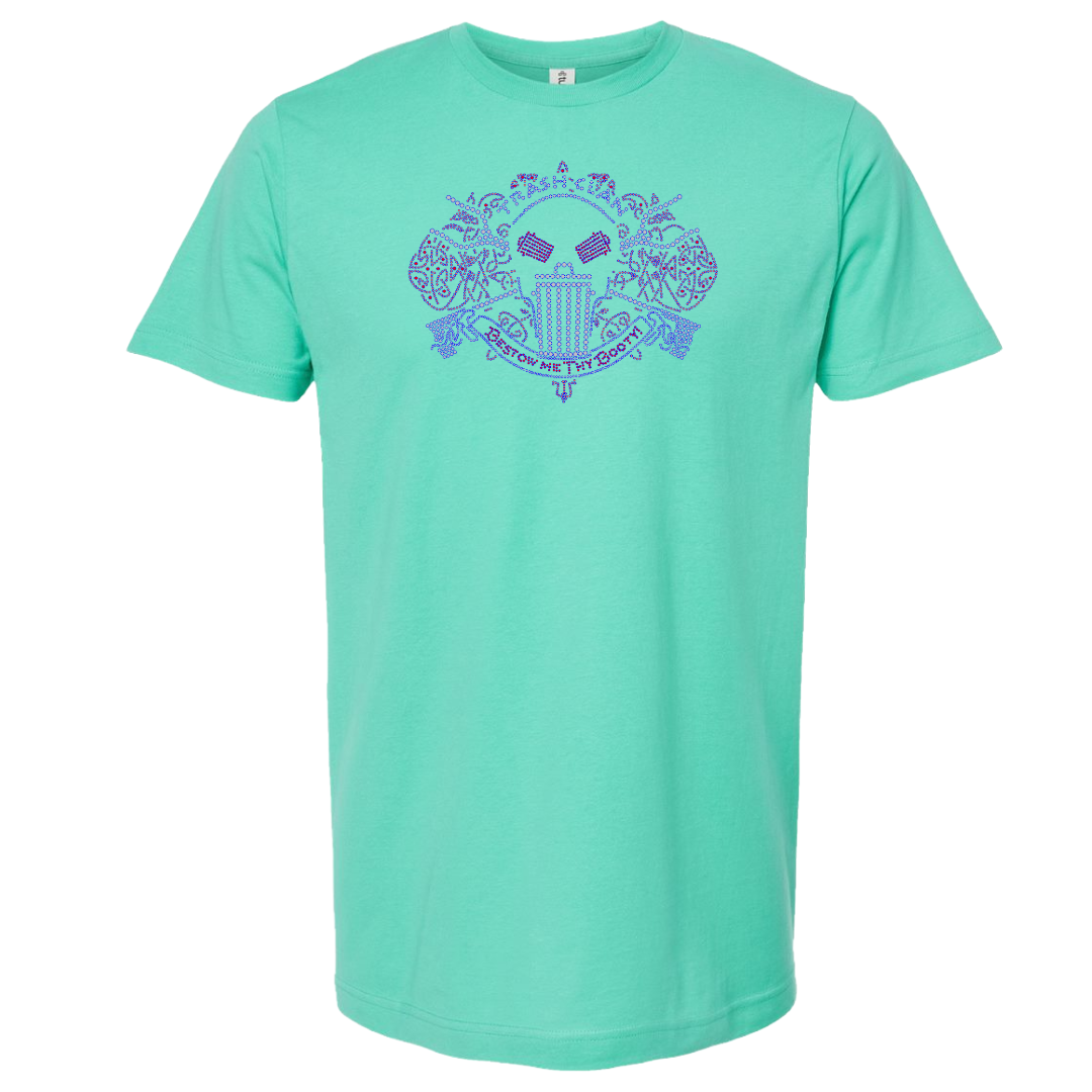 2026 Trash Clan Full Bling Celtic Logo Short Sleeve T-Shirt