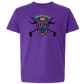 Trash Clan Sugar Skull Youth Fine Jersey Short Sleeve T-Shirt