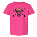 Trash Clan Sugar Skull Youth Fine Jersey Short Sleeve T-Shirt