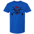 Trash Clan Sugar Skull Unisex Fine Jersey Short Sleeve T-Shirt - "Accent Bling"