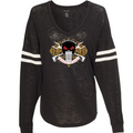 2026 Trash Clan Celtic Women’s Jersey Varsitee V-Neck Long Sleeve T-Shirt