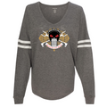 2026 Trash Clan Celtic Women’s Jersey Varsitee V-Neck Long Sleeve T-Shirt
