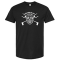 Trash Clan Sugar Skull Unisex Fine Jersey Short Sleeve T-Shirt  - "Accent Bling"