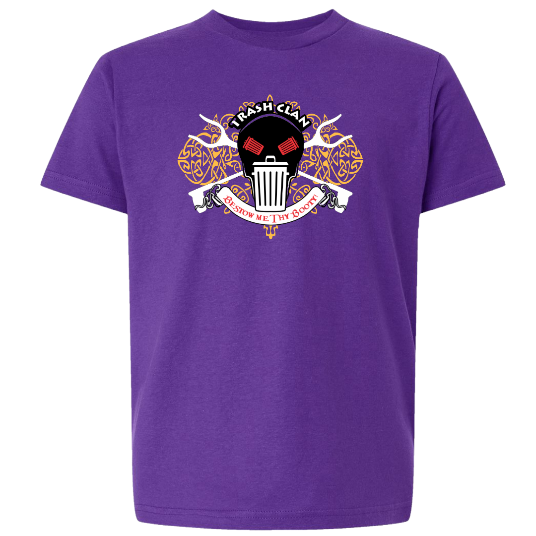 2026 Trash Clan Youth Celtic Logo Short Sleeve T-Shirt