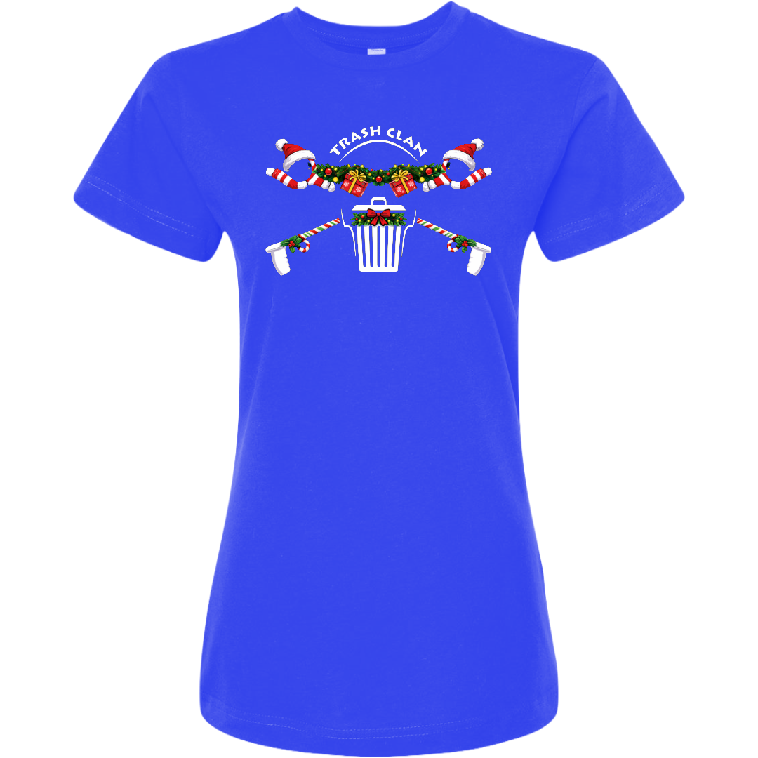2026 Trash Clan Ladies Christmas Short Sleeve T-Shirt