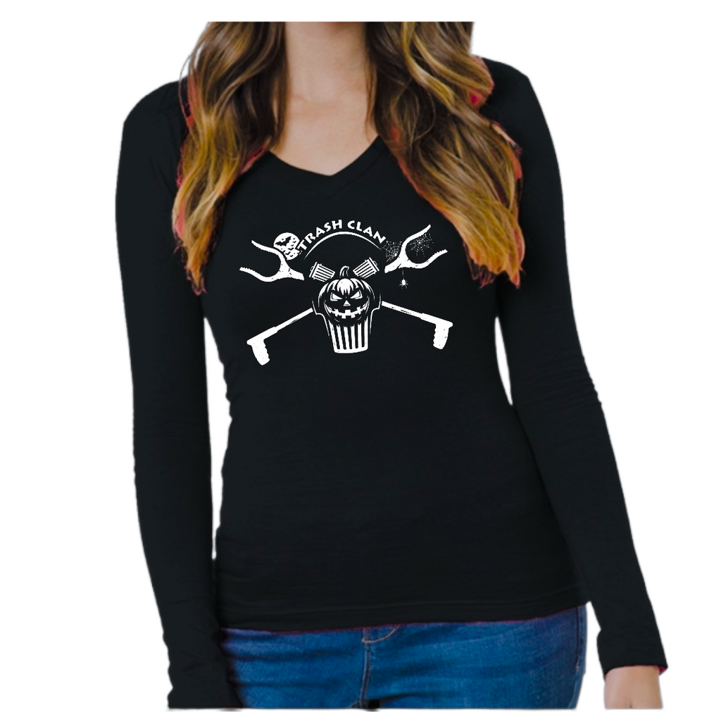 2026 Trash Clan Ladies Halloween Long Sleeve T-Shirt