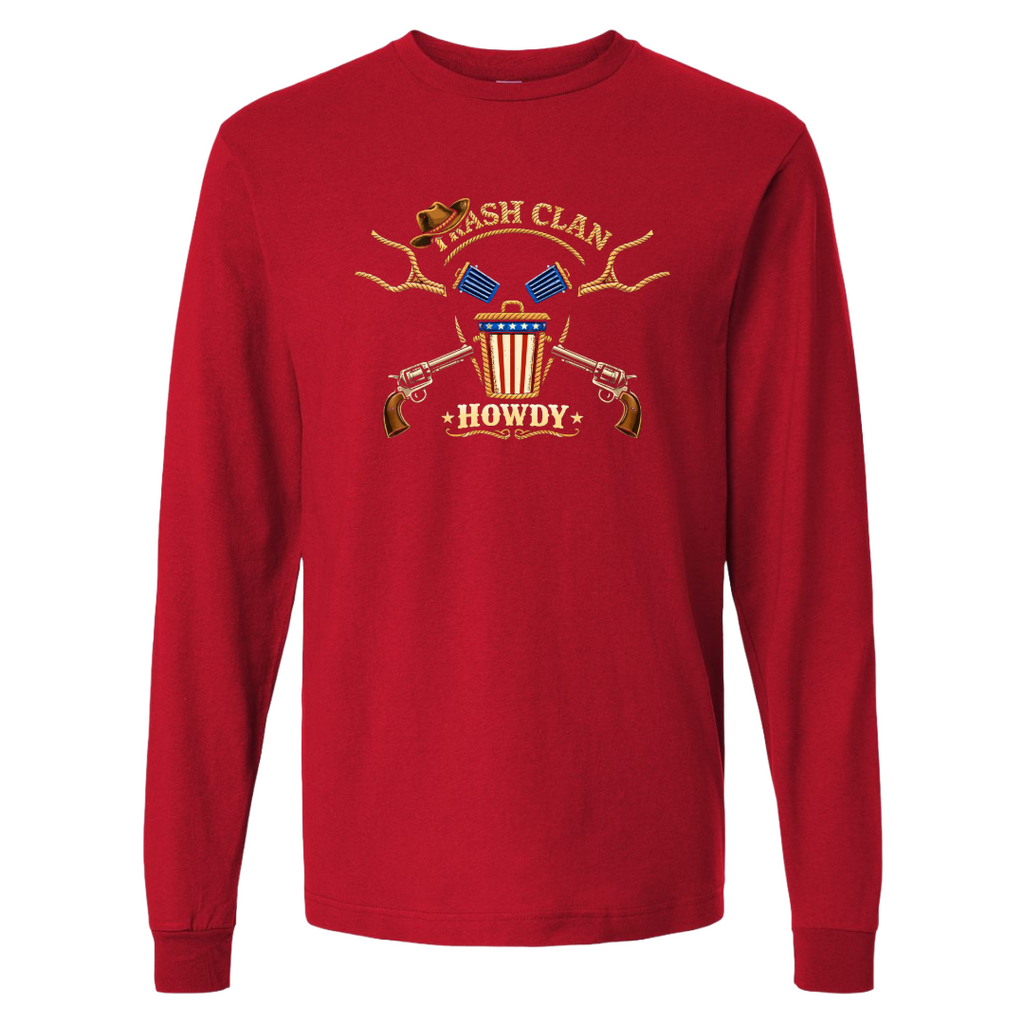 2026 Trash Clan Unisex Western Patriotic Long Sleeve T-Shirt