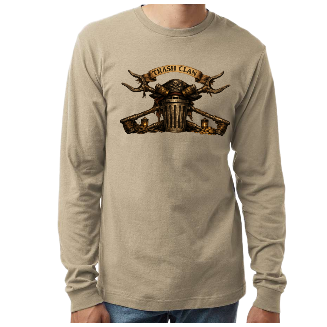 2026 Trash Clan Unisex Steampunk Long Sleeve T-Shirt