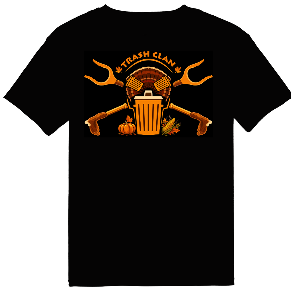 2026 Trash Clan Unisex Thanksgiving Short Sleeve T-Shirt