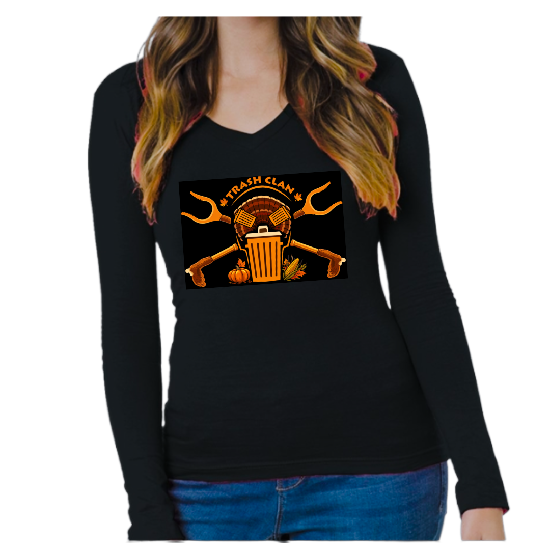2026 Trash Clan Thanksgiving Long Sleeve T-Shirt