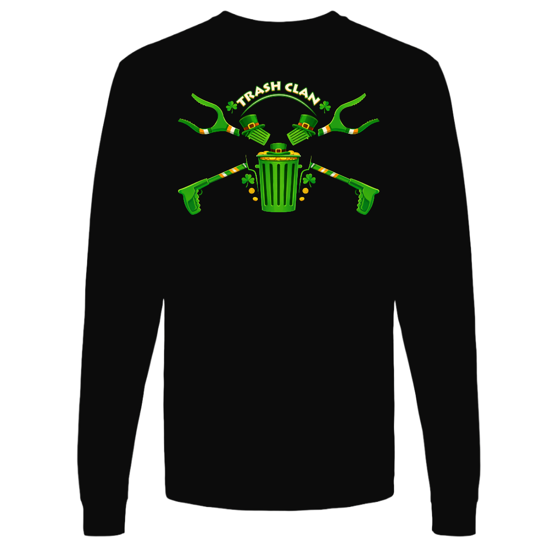 2026 Trash Clan Unisex St. Patty's Long Sleeve T-Shirt